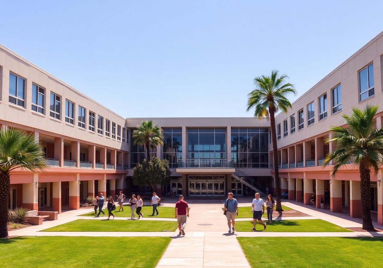 College campus in Bakersfield